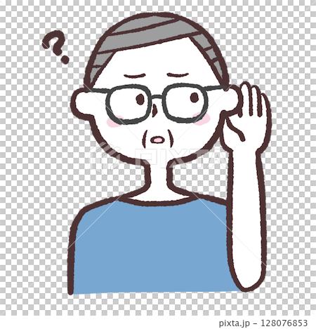 一位老人家再次詢問的插圖 一位老人家再次詢問的插圖 128076853