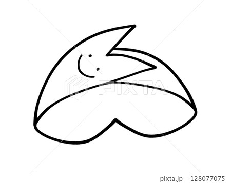 シンプルなカットりんごうさぎのイラスト素材 シンプルなカットりんごうさぎのイラスト素材 128077075