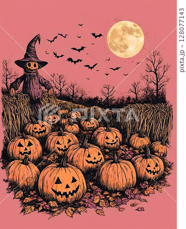 ハロウィーン ハロウィン 悪 128077143