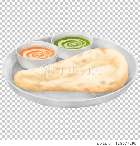 印度咖哩烤餅插圖 印度咖哩烤餅插圖 128077299