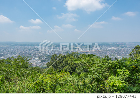 金胎寺山の山頂から見た景色（大阪府富田林市） 128077443