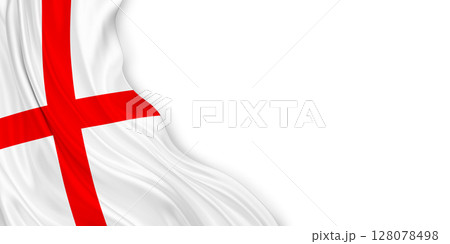 England flag with copy space 3D render 128078498