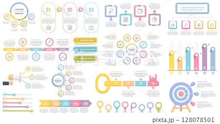 Infographic Templates Collection 128078501