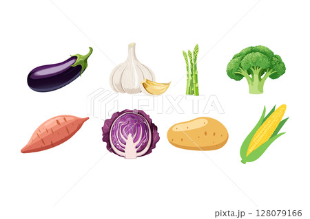 野菜のイラスト(png) 128079166