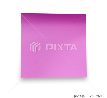 Purple Paper Sticky Note 128079212