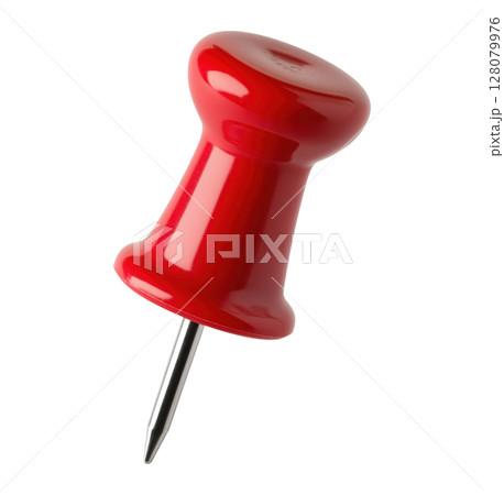 Red Push Pin 128079976