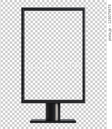 Vertical Street Billboard 128079978