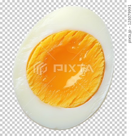 Half of Boiled Egg 128079991