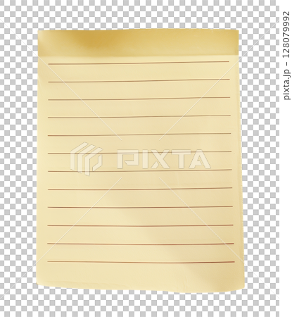 Lined Note Paper 128079992