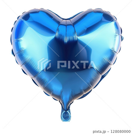 Blue Heart Shaped Balloon 128080000