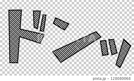 擬音「ドンッ」(線トーン) 擬音「ドンッ」(線トーン) 128080068