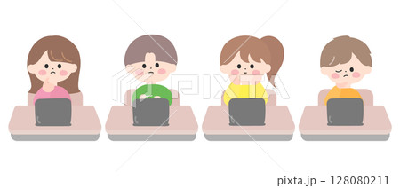 子どもたち 授業で疑問を持つ子どもたち 子どもたち 授業で疑問を持つ子どもたち 128080211