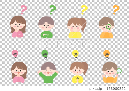 兒童的問題、理解和解決方案 128080222