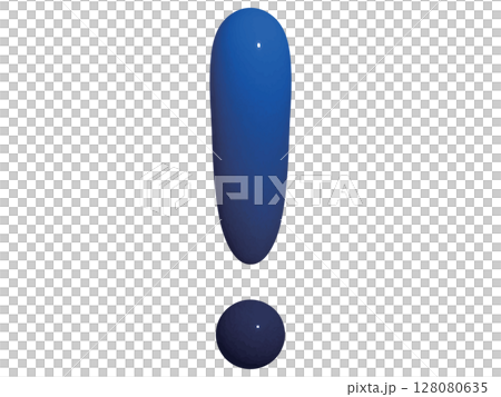 Blue exclamation mark Blue exclamation mark 128080635