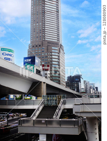 渋谷駅前風景 渋谷 首都高速 工事中 ビル群 再開発 渋谷駅前風景 渋谷 首都高速 工事中 ビル群 再開発 128080903