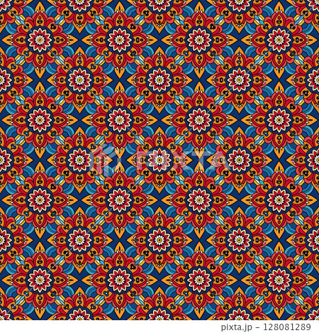 seamless geometric pattern with geometric shapes 128081289