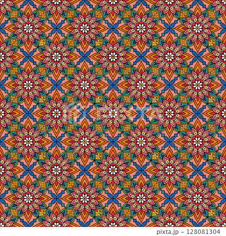 seamless geometric pattern with geometric shapes 128081304
