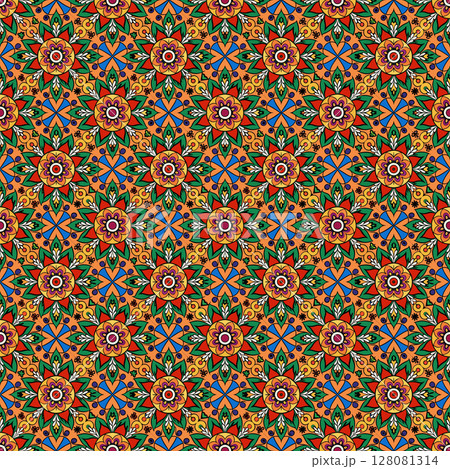 seamless geometric pattern with geometric shapes 128081314