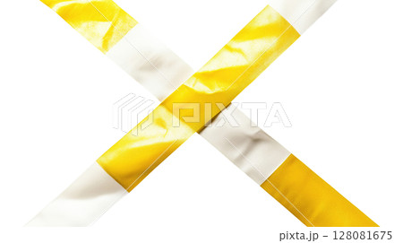 Caution Tape Cross 128081675