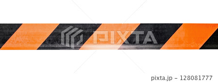 Horizontal Caution Tape 128081777