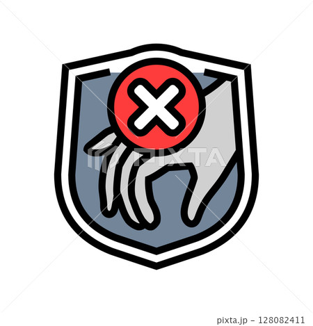 anti theft protection color icon vector illustration anti theft protection color icon vector illustration 128082411