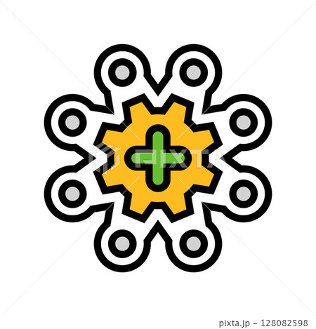 multi functional design color icon vector...のイラスト素材 [128082598] - PIXTA