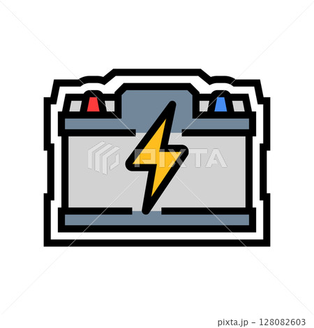 rechargeable color icon vector illustration rechargeable color icon vector illustration 128082603