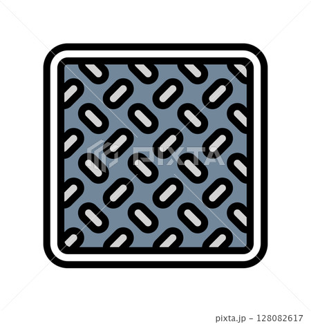 non slip grip color icon vector illustration 128082617