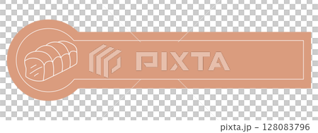 Minimalist autumn tone label banner for writing messages Minimalist autumn tone label banner for writing messages 128083796