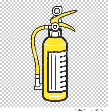 Simple fire extinguisher Simple fire extinguisher 128084976