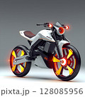 motorcycle on the road 128085956