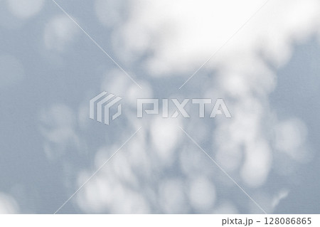 Abstract natural tree leaves shadow on white wall background Abstract natural tree leaves shadow on white wall background 128086865