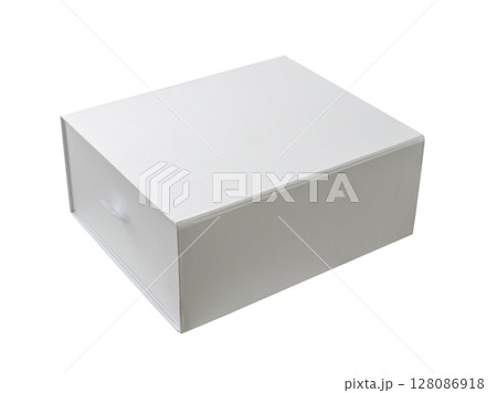 Mockup white box isolated on white background 128086918