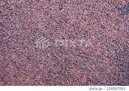 Grunge dark red color road textured background with copy space and can use for layer effect 128087062