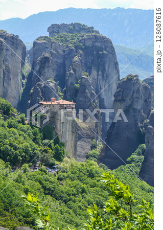 Greece, Meteora, Roussanou Monastery 128087616