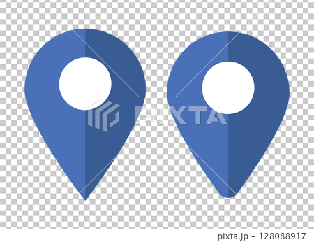 イラスト素材:マップのピン ベクター 青 bluepin point. pin location イラスト素材:マップのピン ベクター 青 bluepin point. pin location 128088917