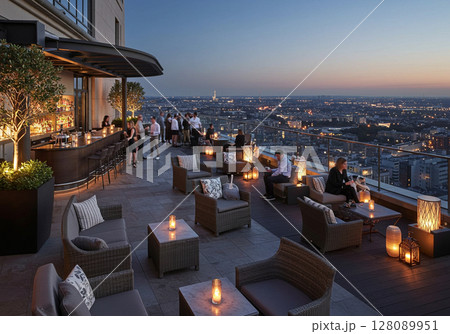 modern city at night 128089951