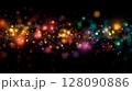 逆光できらめく幻想的な光 128090886