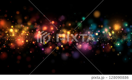 逆光できらめく幻想的な光 128090886