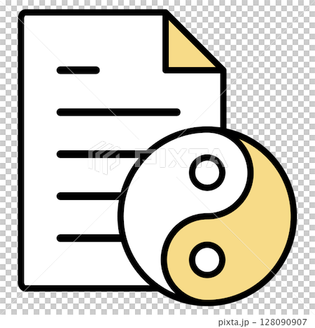 Illustration icon material: File 150 Illustration icon material: File 150 128090907