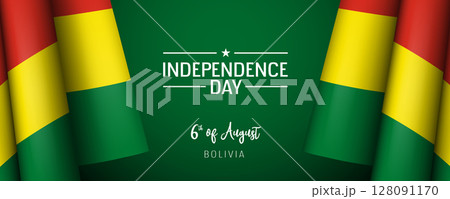Bolivia independence day vector banner, greeting card Bolivia independence day vector banner, greeting card 128091170