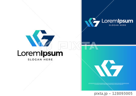 Creative letter W and B accounting logo design. Business logo design template 128093005