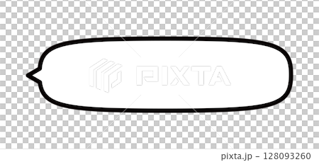 一個簡單的講話泡泡的矢量圖 128093260