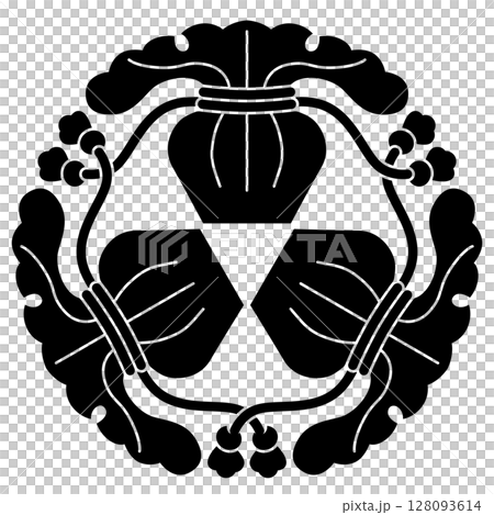 家紋です。三つ瓶子と言います。 128093614