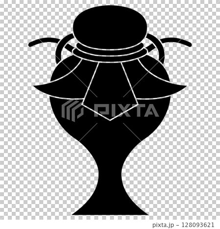 家紋です。代わり包み瓶子と言います。 家紋です。代わり包み瓶子と言います。 128093621