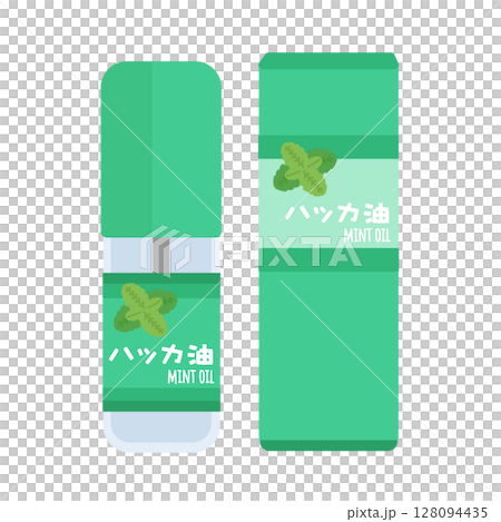ハッカ油　スプレー　イラスト 128094435