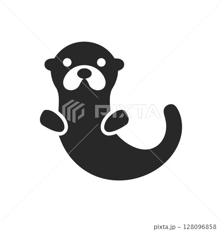 Happy Otter Icon Happy Otter Icon 128096858