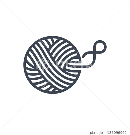 Yarn Ball Loop Icon 128096962