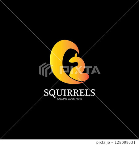creative squirrel animal logo design icon symbol illustration-vector creative squirrel animal logo design icon symbol illustration-vector 128099331