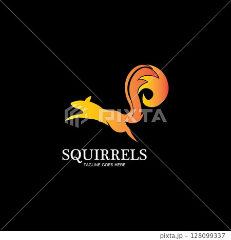 creative squirrel animal logo design icon symbol illustration-vector creative squirrel animal logo design icon symbol illustration-vector 128099337